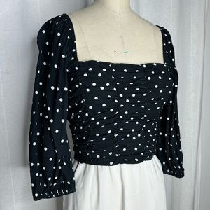 Zara PolkaDot Blouse